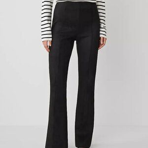 The Faux Suede Skinny Flare Pant